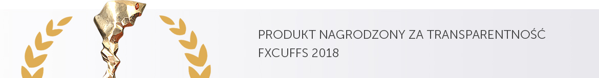 Produkt nagrodzony za transparentność FXCuffs2018