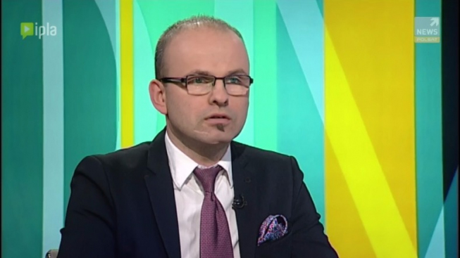 Dariusz Świniarski Zarządzający Portfelami w programie Zoom na giełdę / Polsat News 2